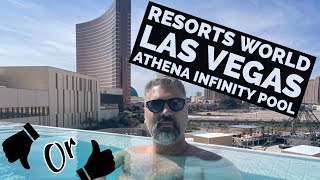 A closer look at Athena Infinity Pool at Resorts World Las Vegas [upl. by Meli933]