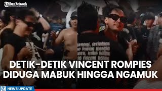 Viral Video Detikdetik Vincent Rompies Diduga Sedang Mabuk Hingga Brutal Tendang Peralatan Manggung [upl. by Nyladnarb]