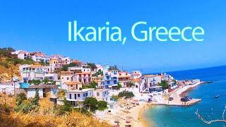 Ikaria Greece  Armenistis  Samos Beach  Cavos bay Resort  Faros Beach  Sights amp Sounds [upl. by Refinney]