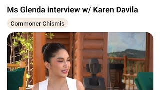 my reaction to  ms glenda interview with karen davila [upl. by Divine]