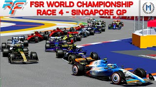 rFactor 2 Formula SimRacing World Championship Race 4  Singapore Grand Prix [upl. by Singh]