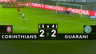 PÊNALTIS  Corinthians x Guarani  Melhores Momentos  Copinha 2024 [upl. by Nnad223]