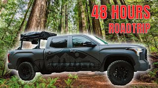 TRUCK Camping In The REDWOODS  Northern California RoadTrip In My 2024 Tundra [upl. by Shuma]