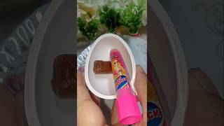 Kinder Joy Box With Cadbury Choclairs With Lipstick 💄 Chocolate Popsicle🍡shorts shortsviral viral [upl. by Liu550]