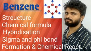 BenzeneStructureChemical formula schoolexam Board exam [upl. by Ilojna]