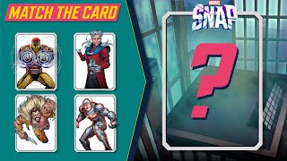 What Card Matches this Background  Marvel Snap Challenge [upl. by Anujra]