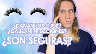 EXTENSIONES DE PESTAÑAS  Riesgos recomendaciones ¿SON SEGURAS Opinion médica [upl. by Tremml]