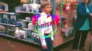 Kid Singing in Walmart Lowercase EDM Remix [upl. by Adnawt225]