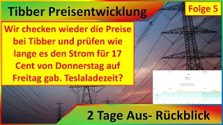 Tibber Preise  Folge 5  2 Tagesprognose  Rückblick  Wie lang war die Tiefpreisphase [upl. by Ennovahs616]