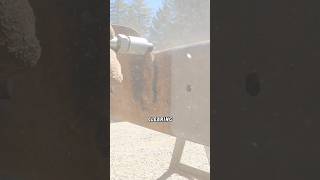 BLASTING AN ENTIRE F550 FRAME WITH HARBOR FREIGHT SANDBLASTER [upl. by Lacsap654]