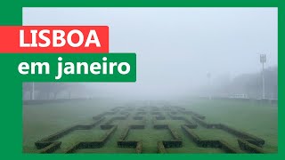 COMO É LISBOA EM JANEIRO dicas clima temperatura o que vestir e mais [upl. by Aihsital828]