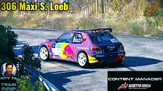 TEAM RRP RITY 74 assettocorsa 4k 306 MAXI S loeb Rally Racc CatalunyaCosta Daurada [upl. by Pedro]