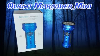 This handheld flashlight is on steroids Olight Marauder Mini White amp RGB [upl. by Aleik780]