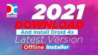 How To download and install Droid 4x Android Emulator Latest versiondownload Offline Installer [upl. by Imaj]