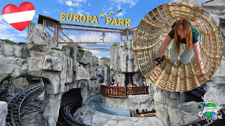 Österreich im EuropaPark  Alpenexpress Wildwasserbahn amp Abenteuer Trail [upl. by Gentry]