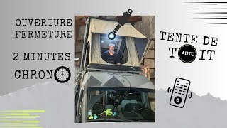 📳 Automatiser louverture  fermeture dune tente de toit ⛺️ en van aménagé [upl. by Nytsuj]