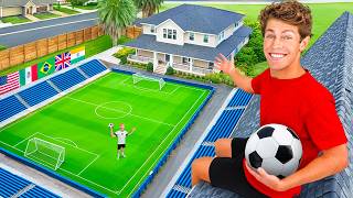 I Built a Soccer Stadium in My House [upl. by Delphina]