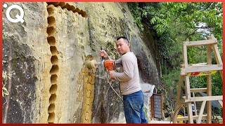 Man Digs a Hole in a Mountain and Turns it Into an Amazing Apartment [upl. by Caroline]