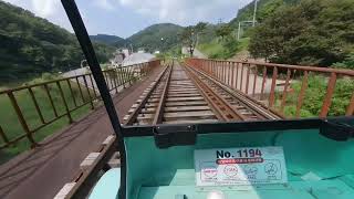 Gangchon Rail Park Gimyujeong Railbike 8K 180 VR [upl. by Zorine]