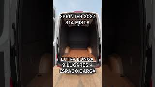 Bigvans  Sprinter 2022 314 Mista 9L Cabine Dupla Branca BIG1H92 shorts [upl. by Meade]