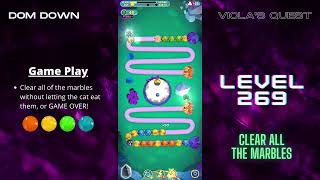 Violas Quest 🟣🟠🔴  Level 269  Dom Down [upl. by Ylurt]