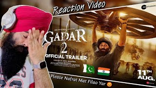 Reaction Gadar 2 Official Trailer  Sunny Deol  Ameesha Patel  Anil Sharma  11th August [upl. by Rotsen]