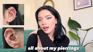 updated piercing tour  30 piercings [upl. by Iat]