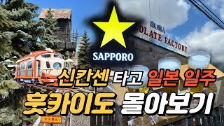 필요한 건 다 담았습니다기차 타고 일본 일주 훗카이도 몰아보기  4K  오타루  삿포로  JR패스 교환  왓카나이  하코다테  신칸센 [upl. by Lilas732]