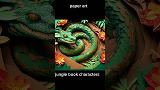 paper art and craft DiyMowgli jungle bookstorylineonline5DIYmowgli [upl. by Lerual]