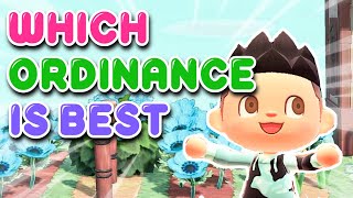 which ORDINANCE is BEST Animal Crossing New Horizons [upl. by Ariadne]