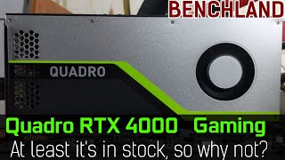 Quadro RTX 4000 GamingThe mighty solution during GPU crysis [upl. by Ellinad]