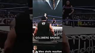 GOLDBERG 🧑‍🦲VS BROCK LESNAR 🐺  GOLDBERG ENTRANCE 😈 wwe attitude brocklesnar goldberg viral [upl. by Niklaus]