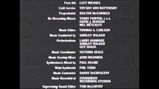 Arachnophobia 1990 End Credits Showtime Mid 2000s [upl. by Schilt797]