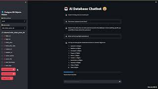 AI Database Chatbot using Python Streamlit  OpenAI  Postgres [upl. by Aitnecserc]