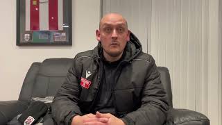 POST MATCH REACTION  Ian Deakin  Ilkeston Town 01 Gresley Rovers [upl. by Lonyer]