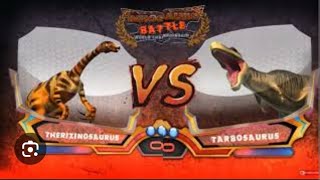 Tarbosaurus vs therizinosaurus rough simulation Dwbc s2 finals [upl. by Nico]