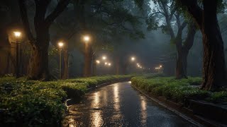 Sleep Instantly with Calming ASMR Rain and Thunder soothingnightasmr [upl. by Ahsilac201]