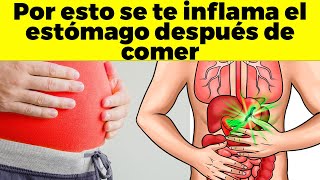 5 razones por la que se inflame el estómago cada vez que comes [upl. by Alliscirp]