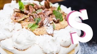 Cappuccino Pavlova Recipe  SORTED [upl. by Einnalem]