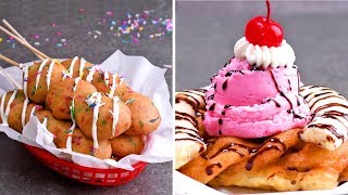 DIY Fried Dessert Ideas for a Delicious Friyay Treat  So Yummy [upl. by Rehpotsirhc]