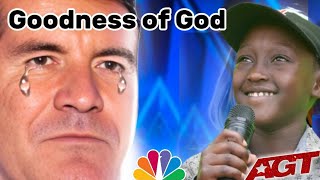 Simon and Audience Cry with Goodness of God Powerful Worship Performance  Finale  AGT 2024 [upl. by Awe303]