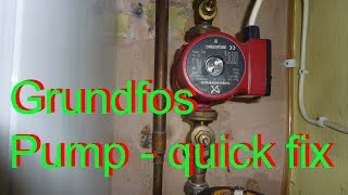 Grundfos Selectric Central Heating Pump Stop Working  What to do [upl. by Yila485]