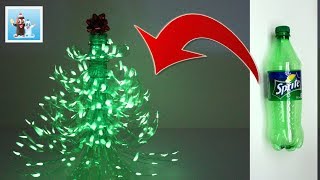 How to Reuse Plastic Bottle and Make a Wonderful Christmas Tree [upl. by Rawdon]