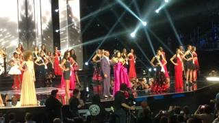 Pia Wurtzbach Teases Steve Harvey During the Opening of Miss Universe 2016 2017 [upl. by Bobette]