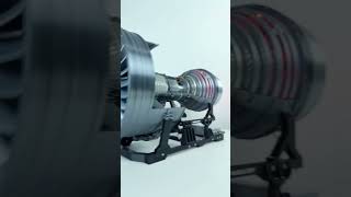 Highly restored Rolls Royce Trent 900 turbofan engine model [upl. by Mij]