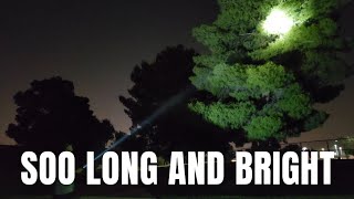 BEST BUY LONG DISTANCE EDC FLASHLIGHT 800 YARDS OLIGHT JAVELOT FULL REVIEW [upl. by Ahiel]