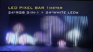 LED Pixel Bar 48RGBW Epix Strip Light [upl. by Nnylrahc]