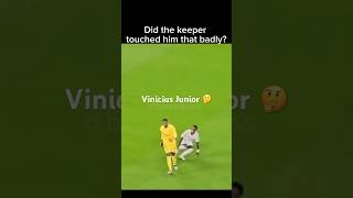 Did the keeper kicked Vinicius Junior here  championsleague acmilan realmadrid [upl. by Ttreve]