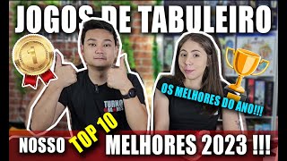 TOP 10 Jogos de Tabuleiro EP14  Melhores de 2023 [upl. by Firahs]