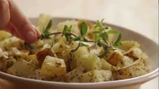 How to Make Oven Roasted Potatoes  Allrecipescom [upl. by Sirotek]